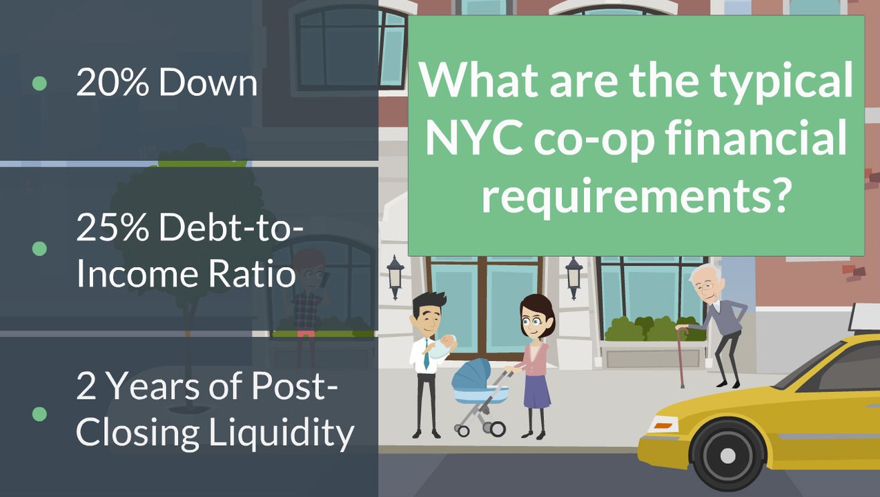 What Are the Typical NYC Co-op Financial Requirements? Buying a Co-op Apartment in NYC