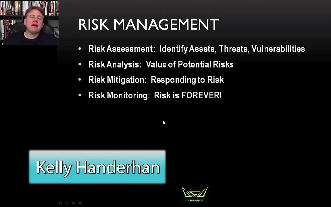 CISSP Module 01 Part 05 - Risk Assessment from Cybrary.IT on Vimeo