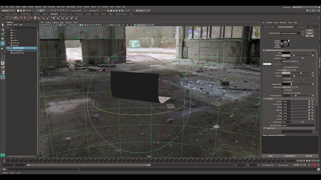 How To Create Metal Silver Using ARNOLD In Maya 2108 HDRI Lighting