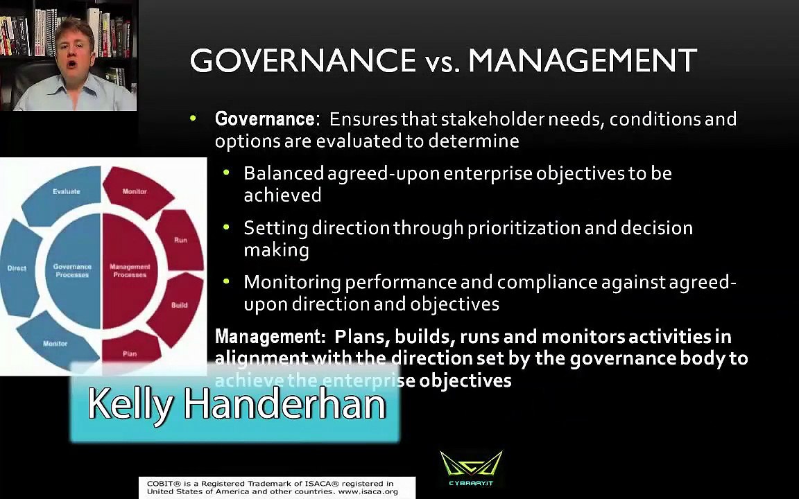 CISSP Module 01 Part 08 - Governance vs Management from Cybrary.IT on Vimeo