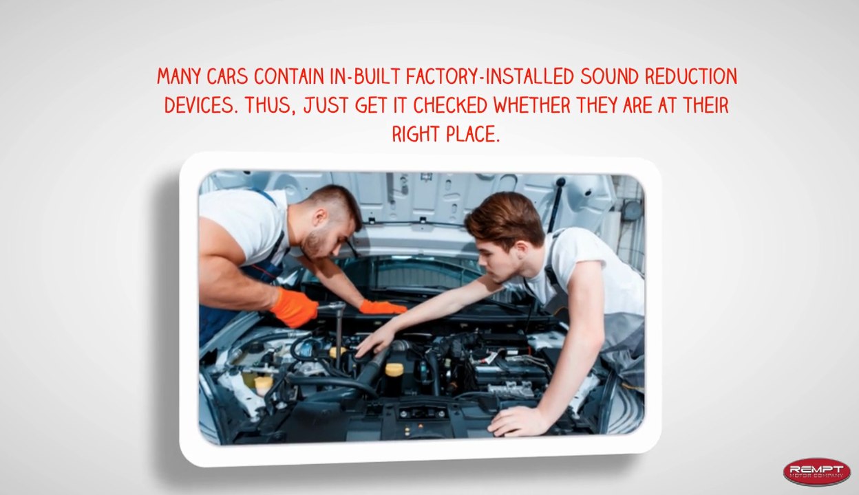 Reduce the Loud Noise of Your Car