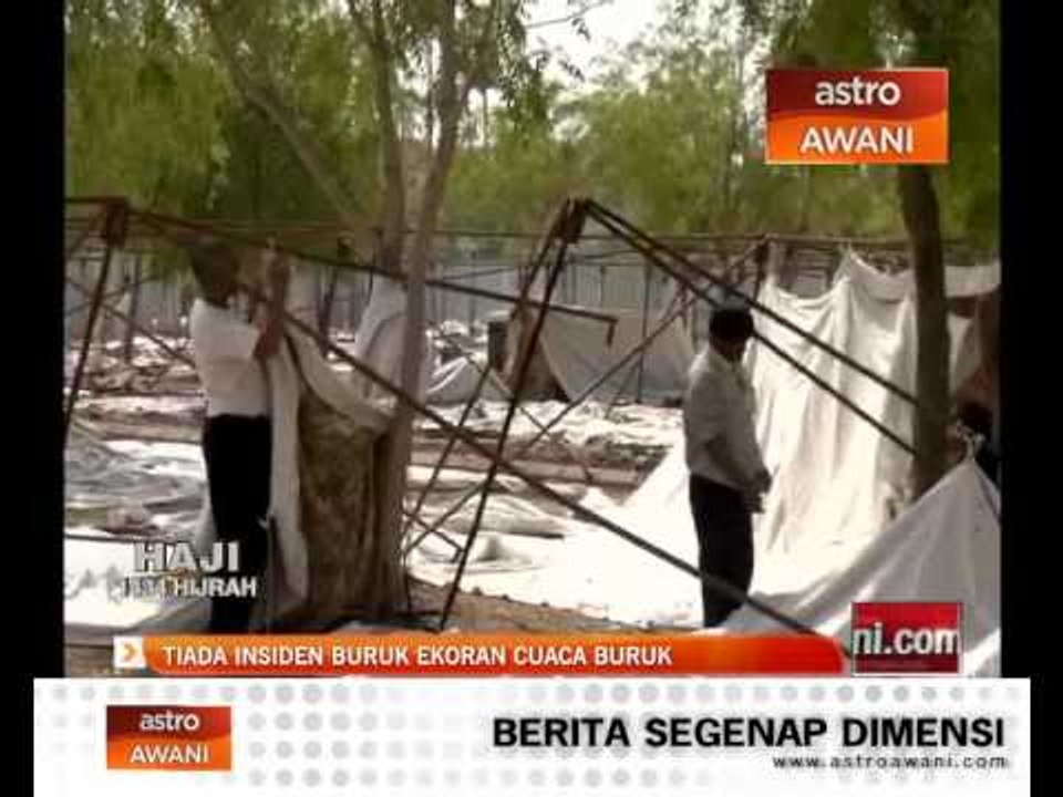 Tiada insiden buruk ekoran cuaca buruk