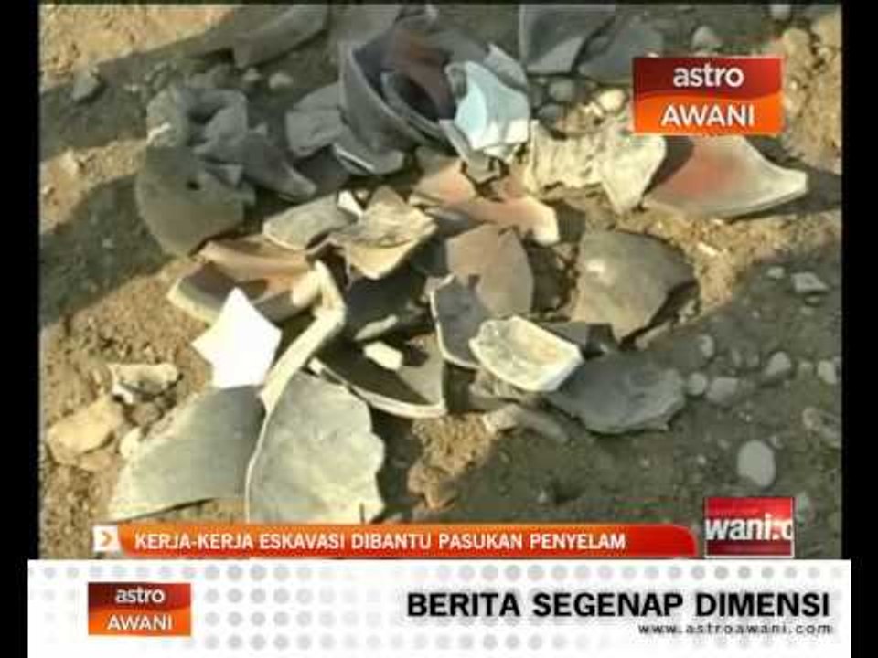 Kerja-kerja eskavasi dibantu pasukan penyelam