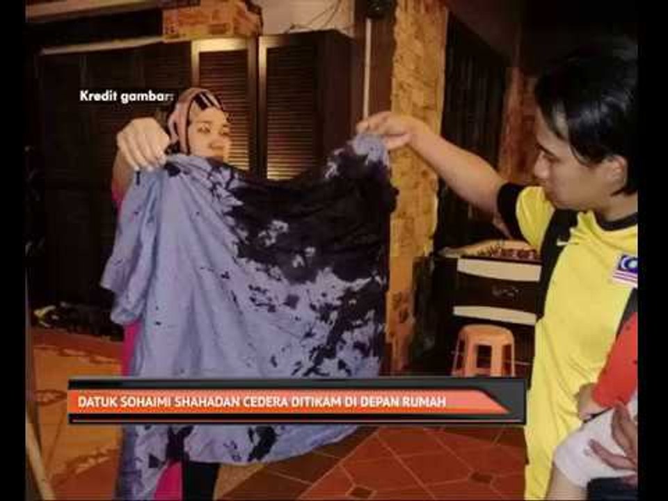 Datuk Sohaimi Shahadan cedera ditikam di depan rumah