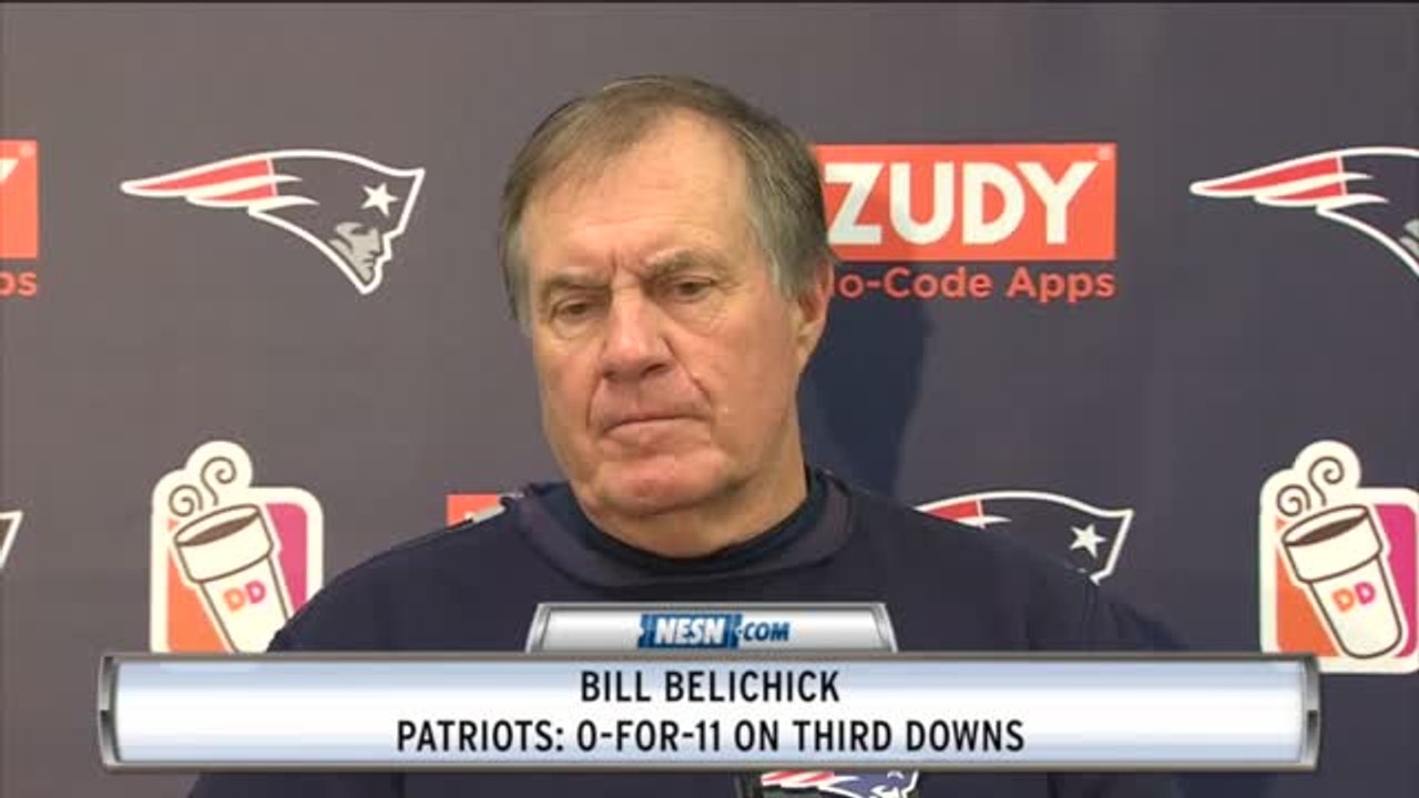 Patriots Vs. Dolphins: Bill Belichick Postgame