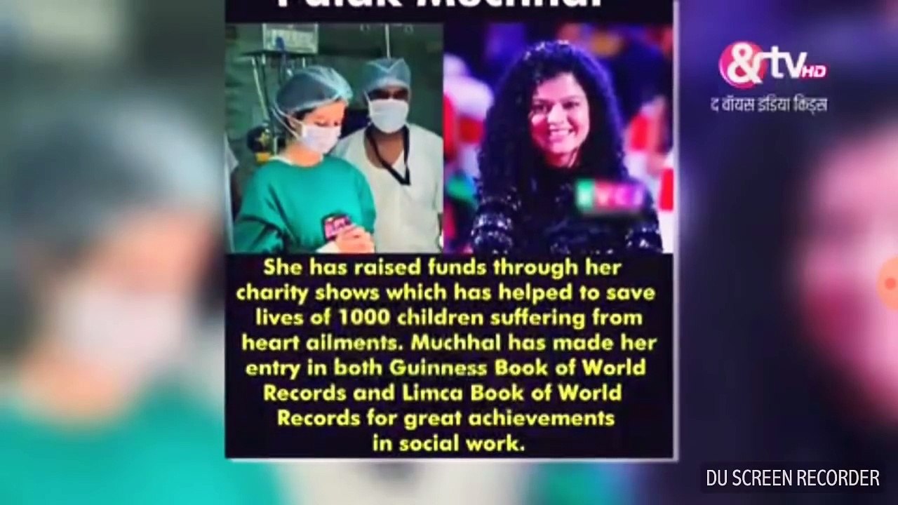 Salman khan And Palak Muchhal, Palak shared that how she helped heart patients
