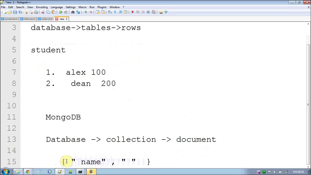 Difference Between MongoDb and MySQL