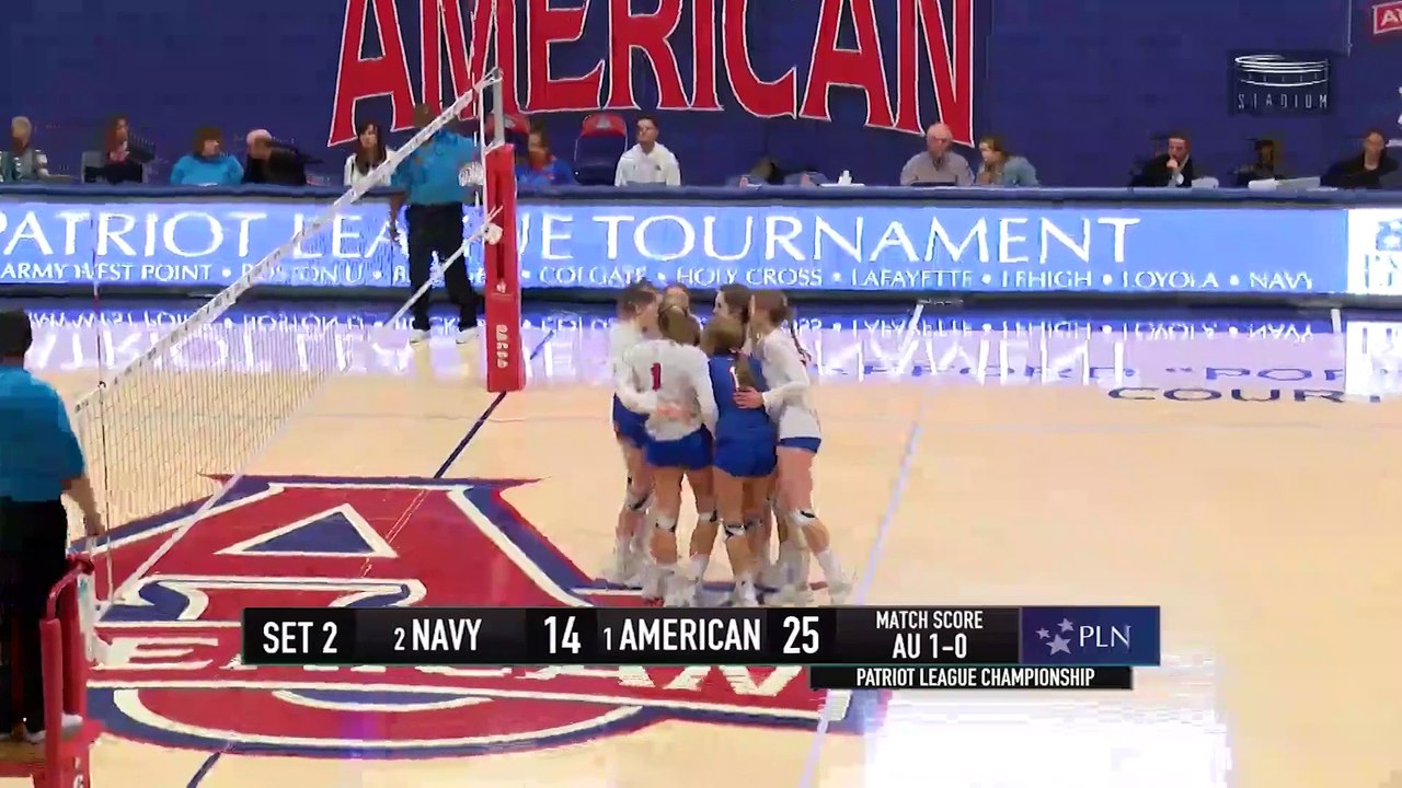 American volleyball wins Patriot League Championship