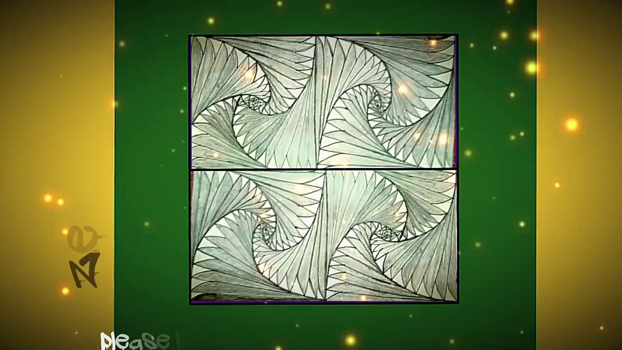 Decorate your wall with Zentangle Art #3