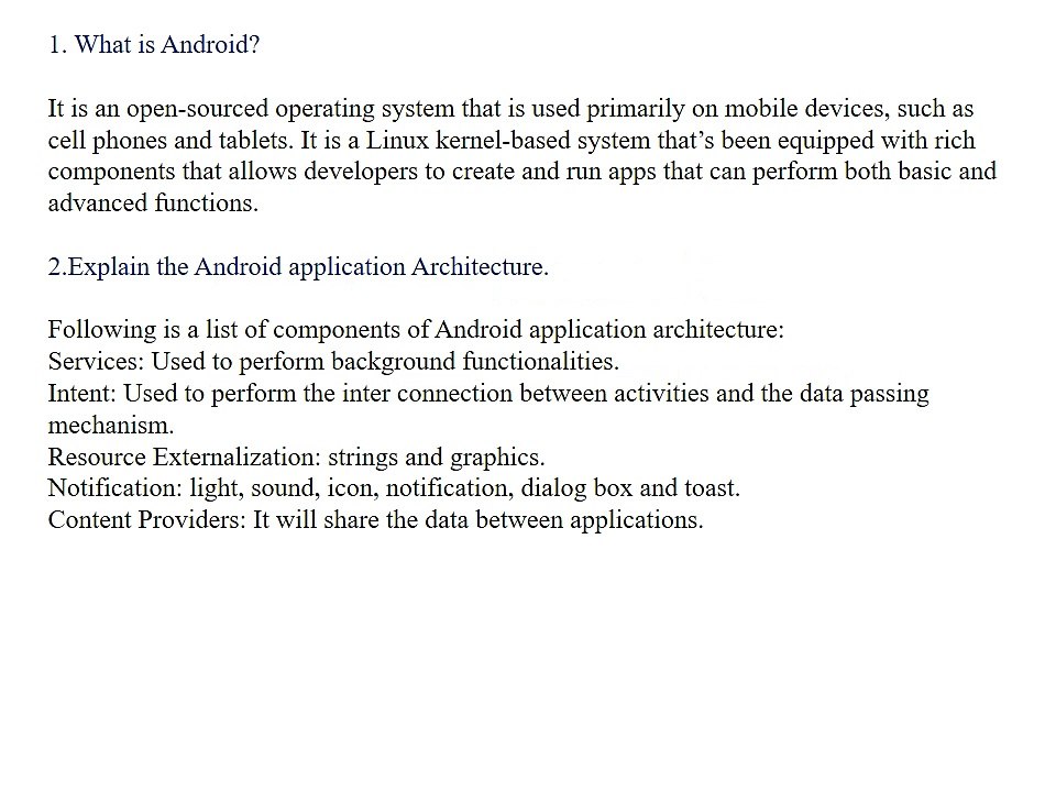 Top Android Interview Questions & Expert Answers 📱