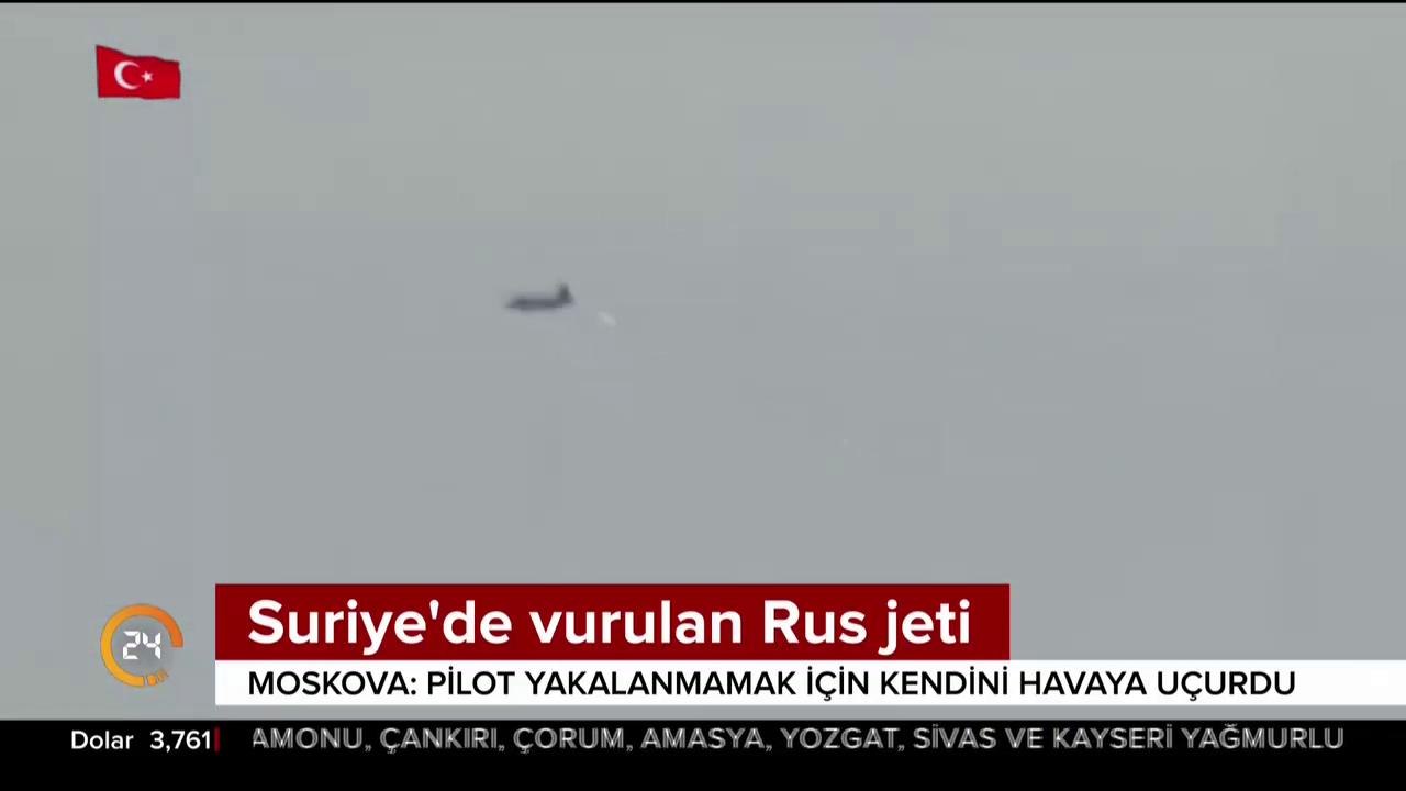 Suriye'de vurulan Rus jeti