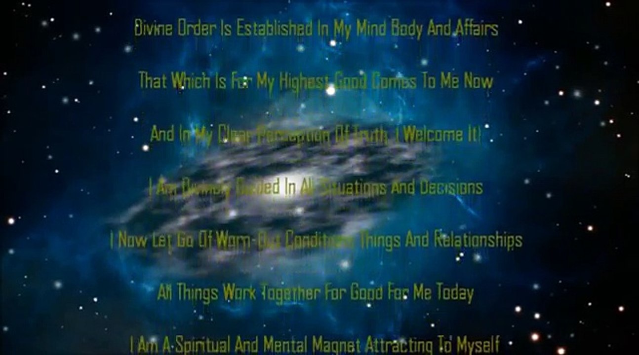 SUBLIMINAL ESTABLISH DIVINE ORDER