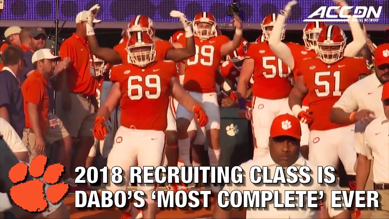 Dabo Swinney Discusses Clemson's "Most Complete" Recruiting Class