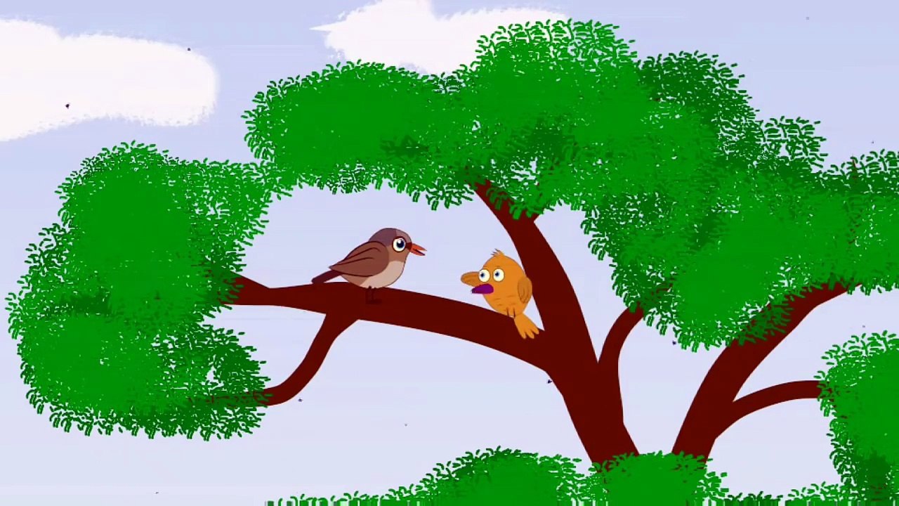 Hungry bird - Moral story - panchatantra ki Kahaniya - Hindi Kahaniya - dadi maa ki kahaniya -