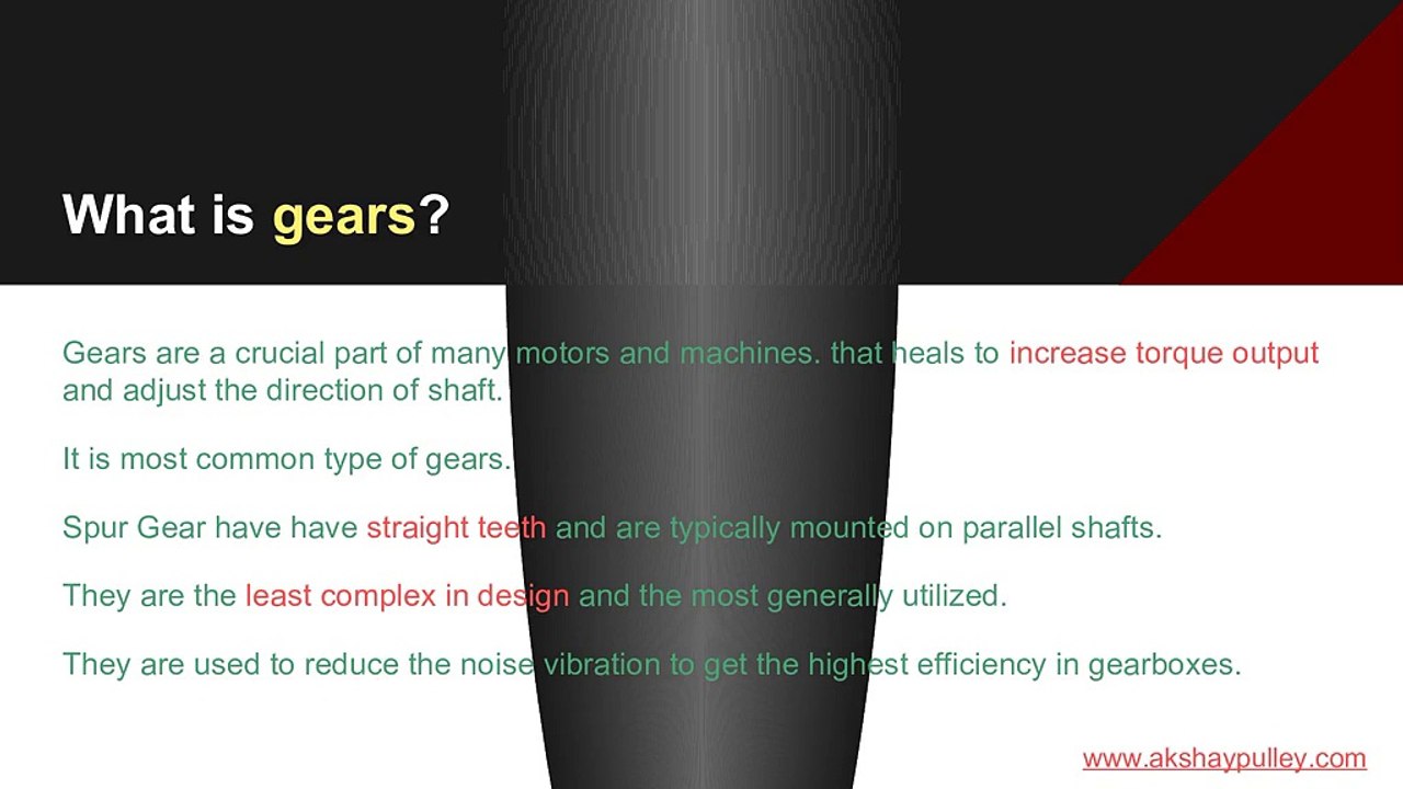 what are gears and what do they do?
