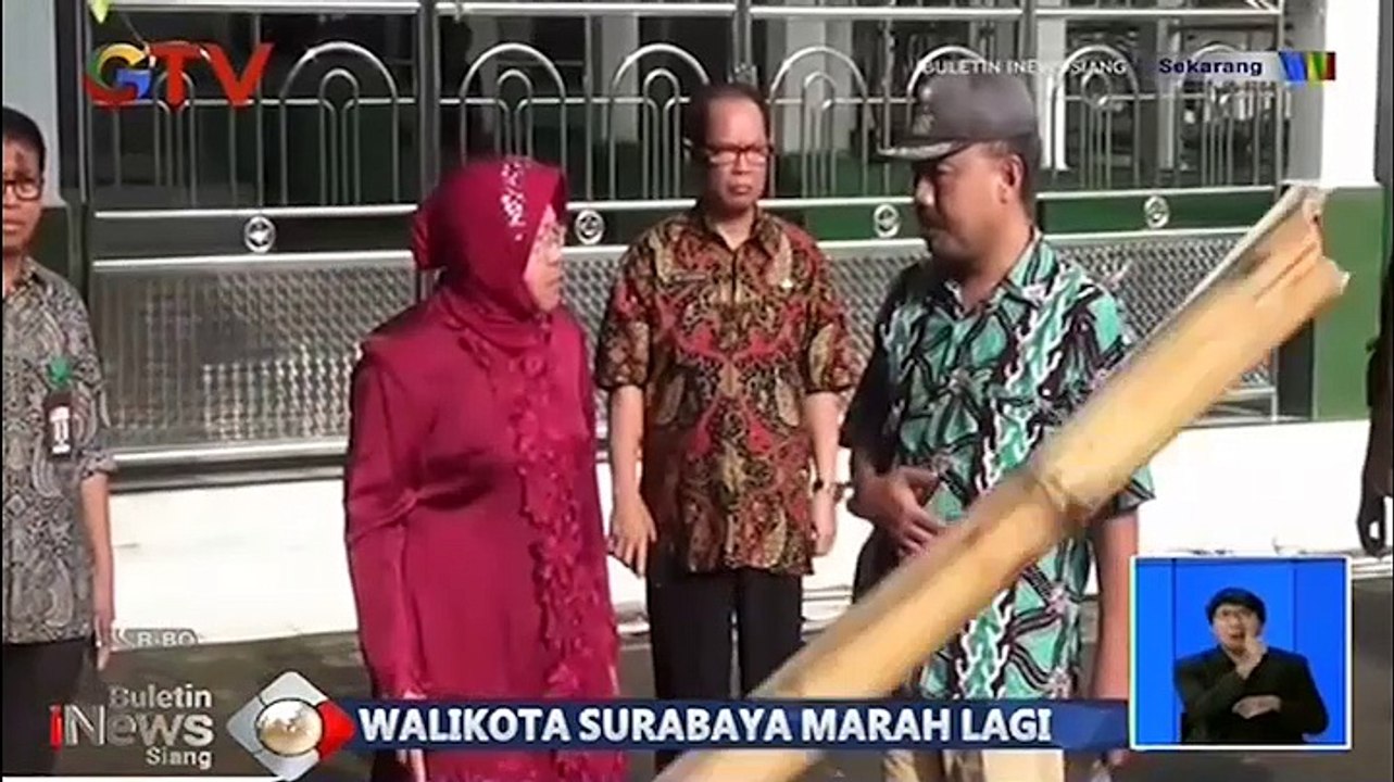 Kantor Kecamatan Kotor, Risma Marah-marah
