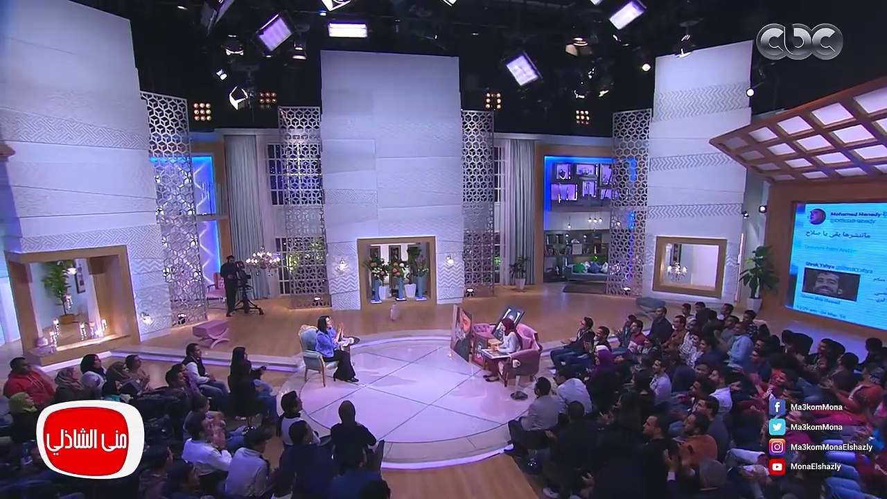 معكم منى الشاذلي |هنيدي قال ماتنشرها بقى ياصلاح.. شروق تحكى قصة وصول رسمتها لمحمد صلاح والسبب هنيدي