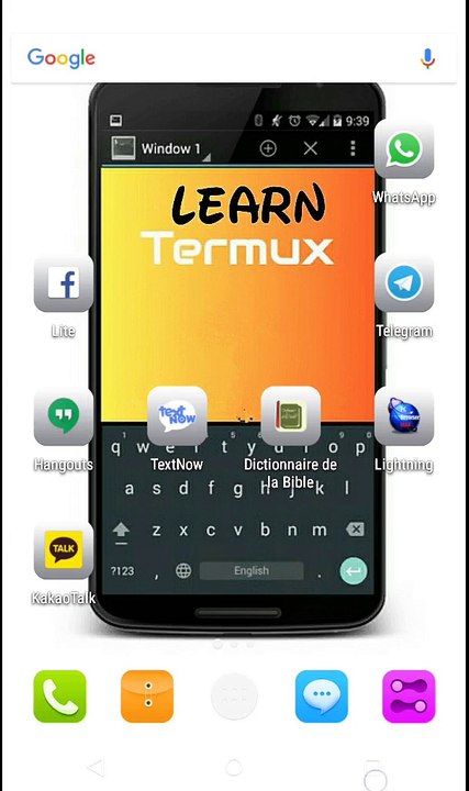 Initialisation a termux