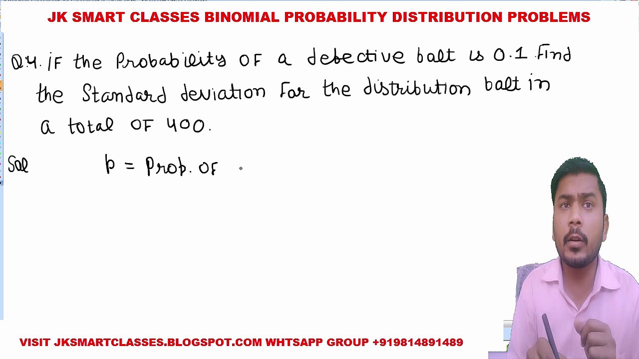 Binomial Distribution Lecture #7 How to Solve Binomial Probability Distribution Problems in Hindi
