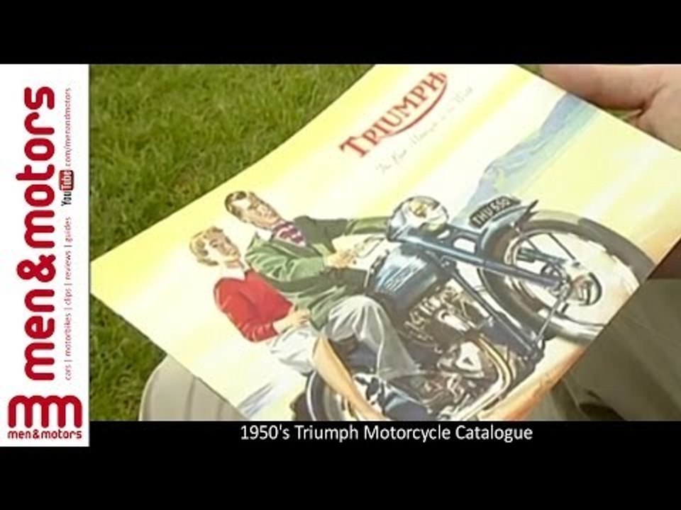 1950's Triumph Motorcycle Catalogue