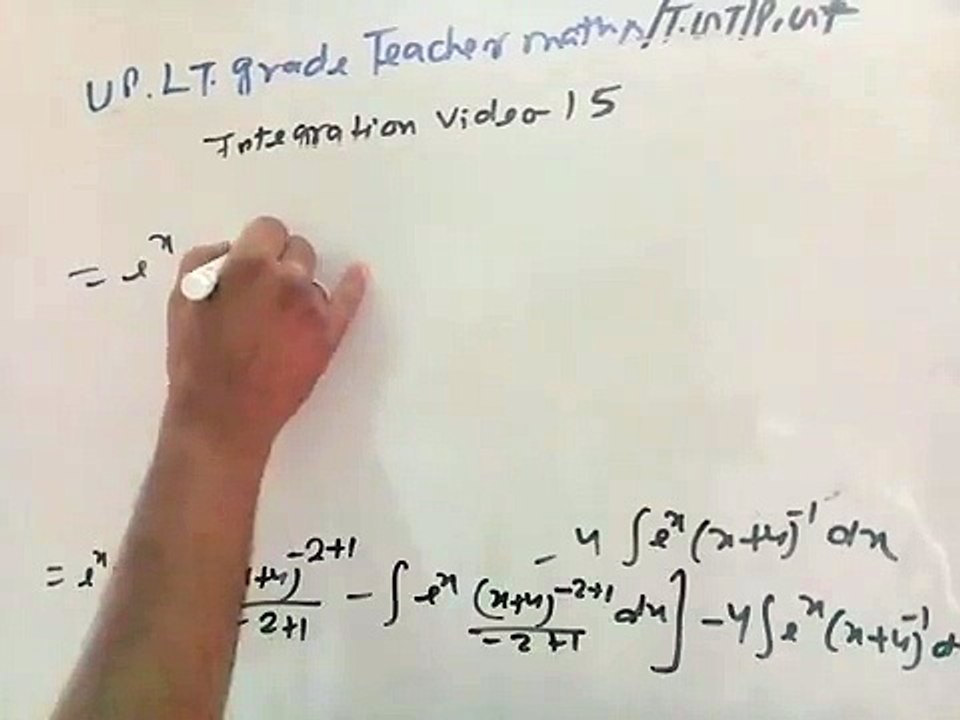 Integration for TGT Maths Video 15