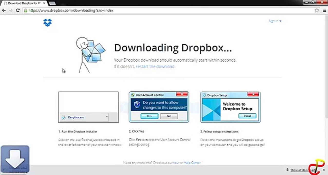 HOW TO SEND LARGE FILES TO OTHERS USING DROPBOX
