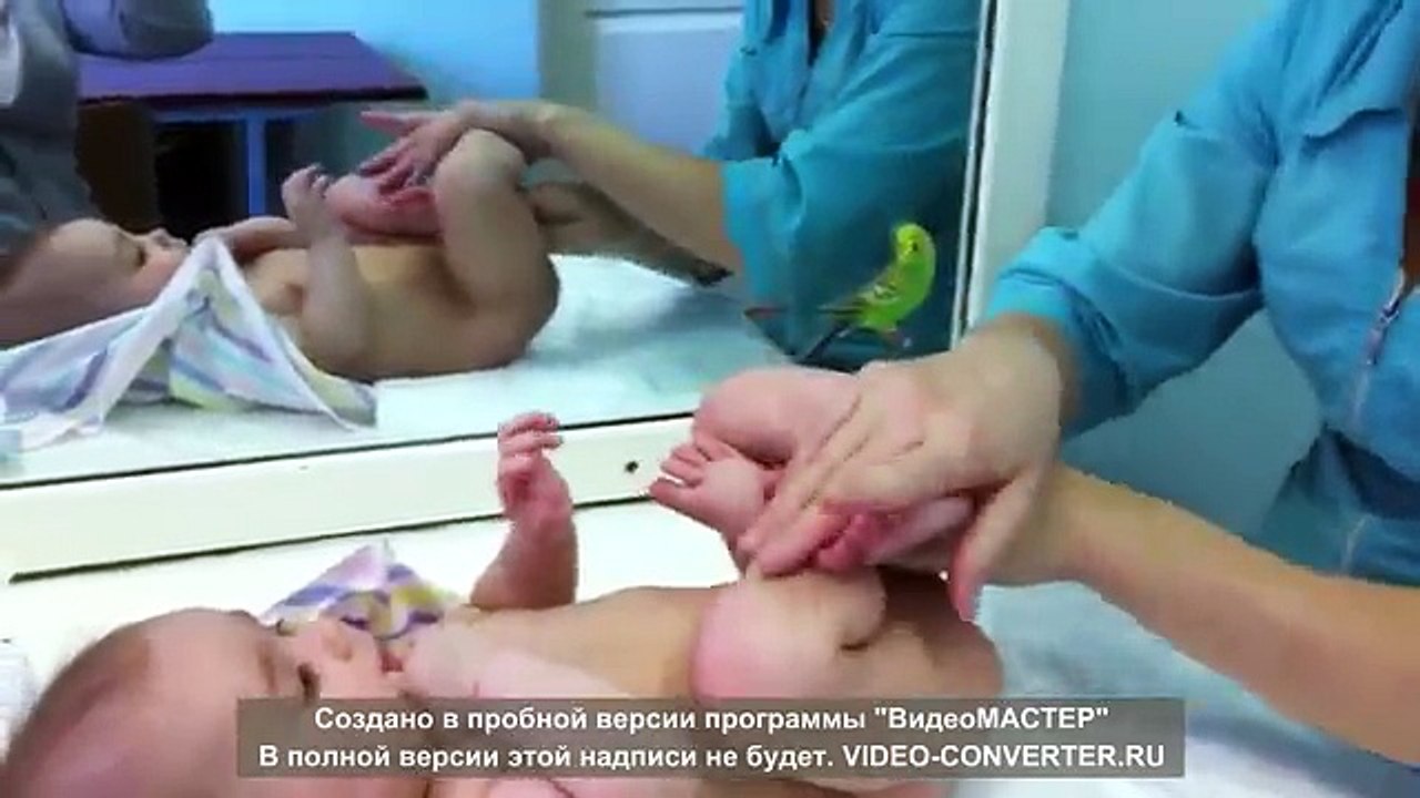 Гимнастика и массаж для малышей 5-6 месяцев // Gymnastics and massage for babies 5-6 months