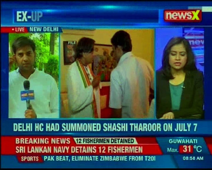 Sunanda death mystery Delhi HC had summoned Shashi Tharoor on July 7
