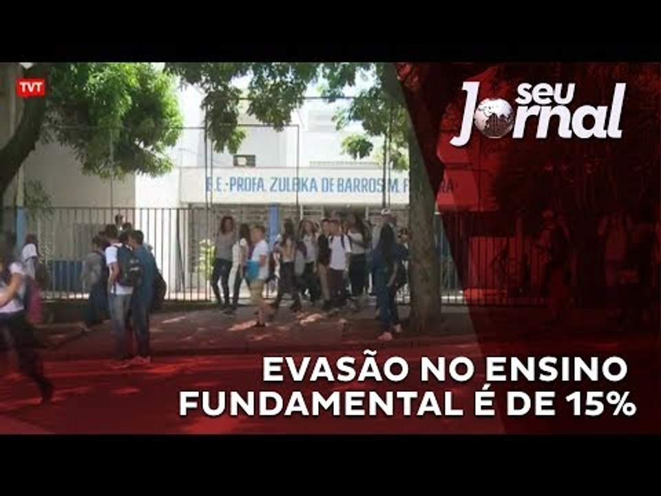 Evasão no ensino fundamental é de 15%