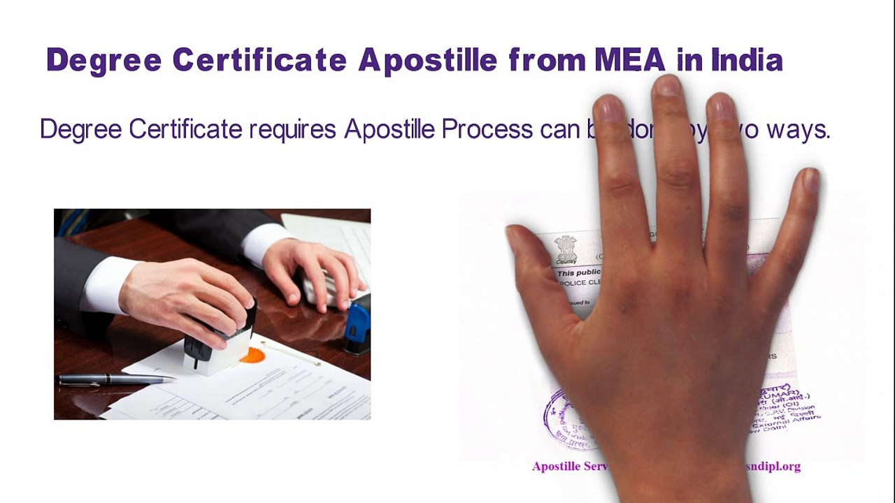 Degree Certificate Apostille | Degree CertificateAttestation