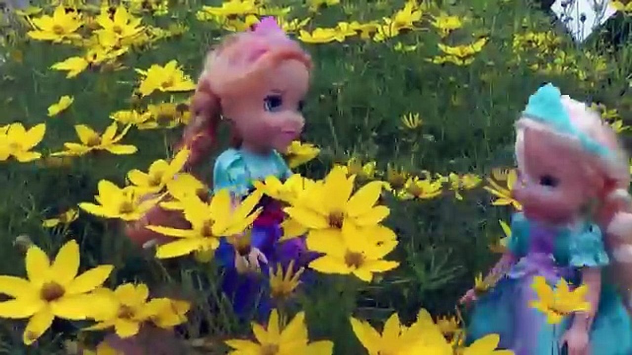 Elsa and Anna toddlers and Ursula