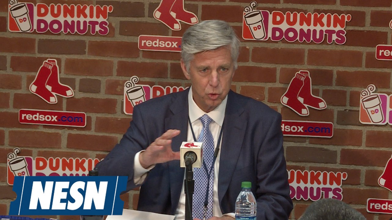 Dave Dombrowski announces Red Sox acquisition of 1B/OF Steve Pearce