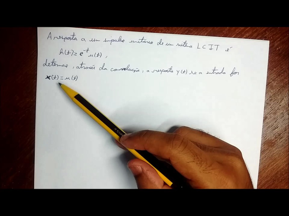 Sinais e Sistemas - Convolução Gráfica - Exercícios Resolvidos 1