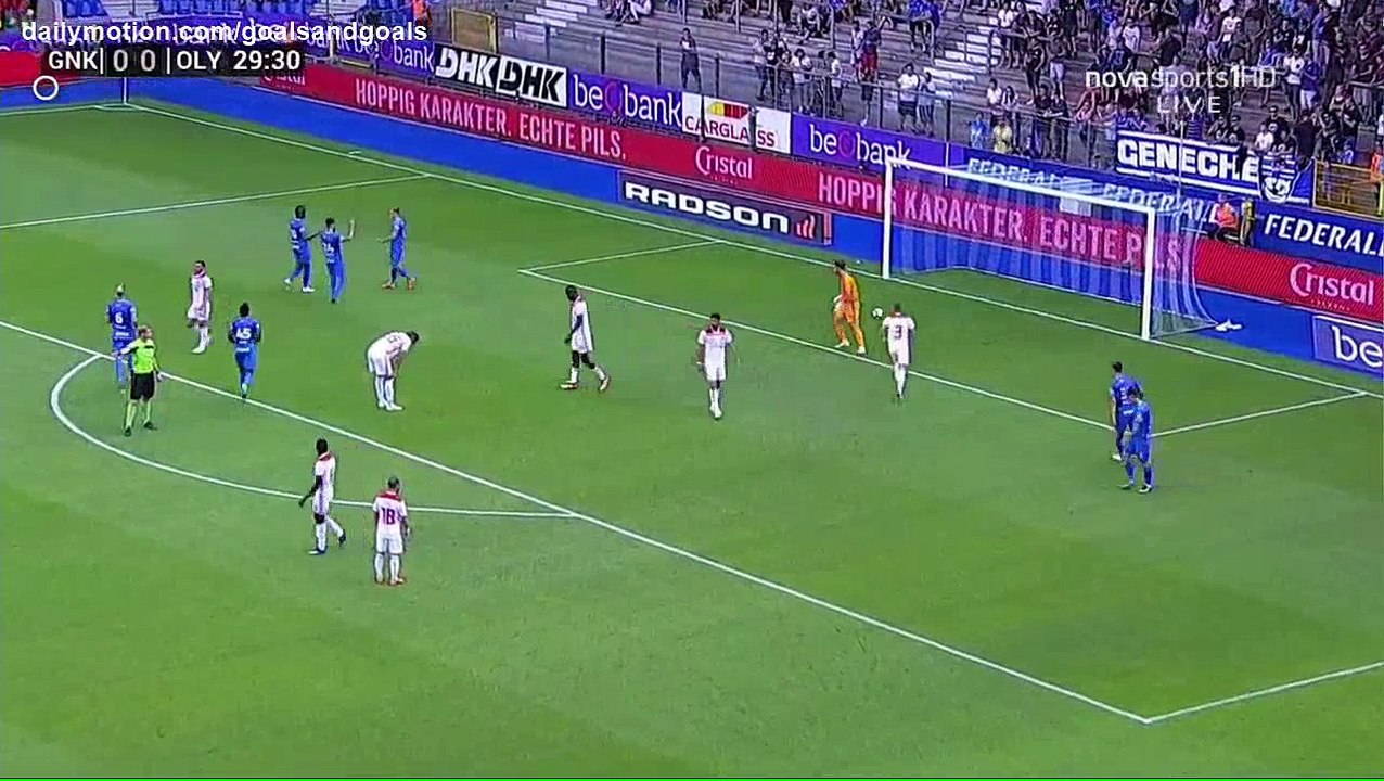 Leandro Trossard Goal HD - Genk 1 - 0 Olympiakos Piraeus - 21.07.2018 (Full Replay)