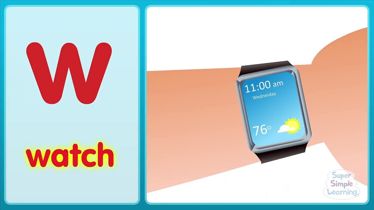 The W Song (Lowercase) | Alphabet Song | Super Simple ABCs