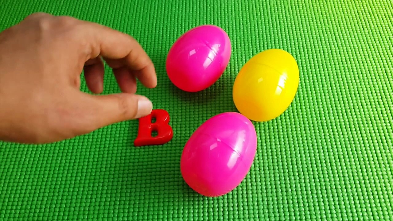 Learn Super simple words with Surprise Eggs | Learn Spellings for Children
