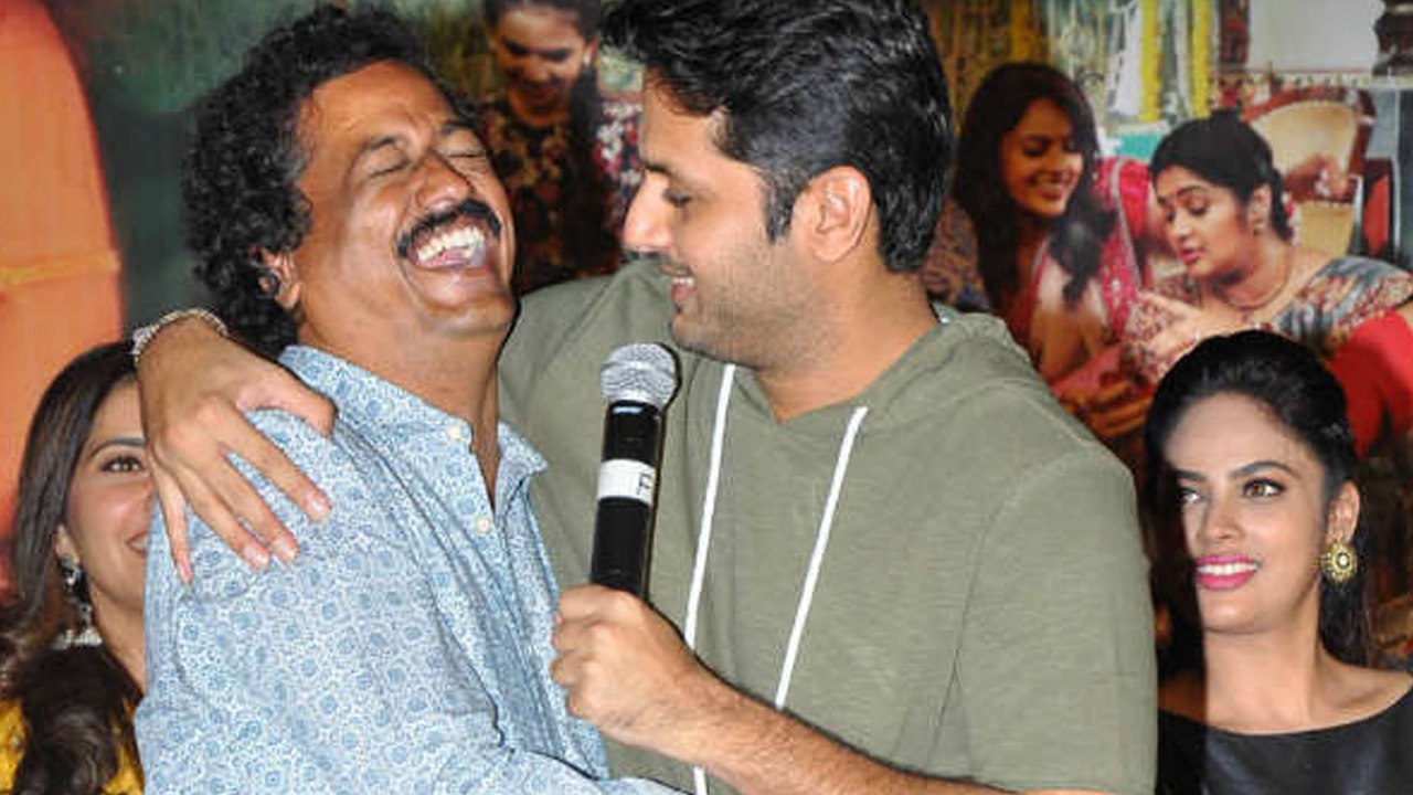 Nithin Comedy Speech @Srinivasa Kalyanam Pre Release Event