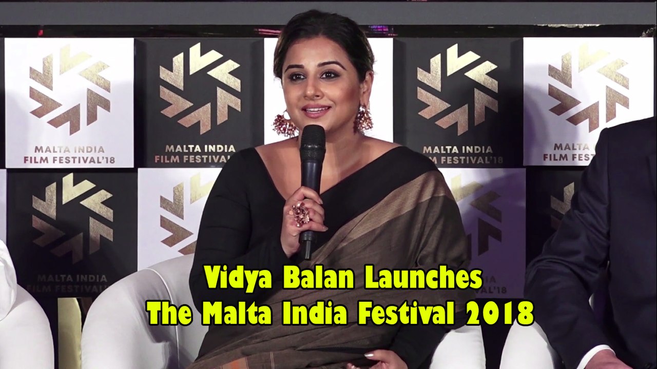 Vidya Balan Launches The Malta India Festival 2018