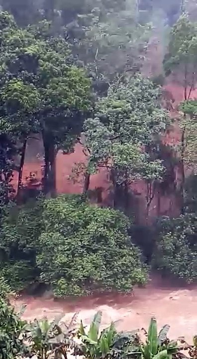 Kerala rain - mudslide!