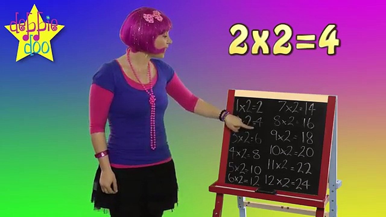 Timetable Songs For Children | 2 Times Table Song | Multiplication Song for Children!