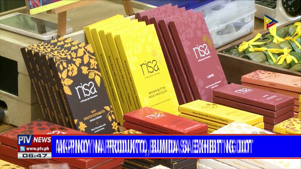 Mga tatak-Pinoy na produkto, bumida sa exhibit ng DOT