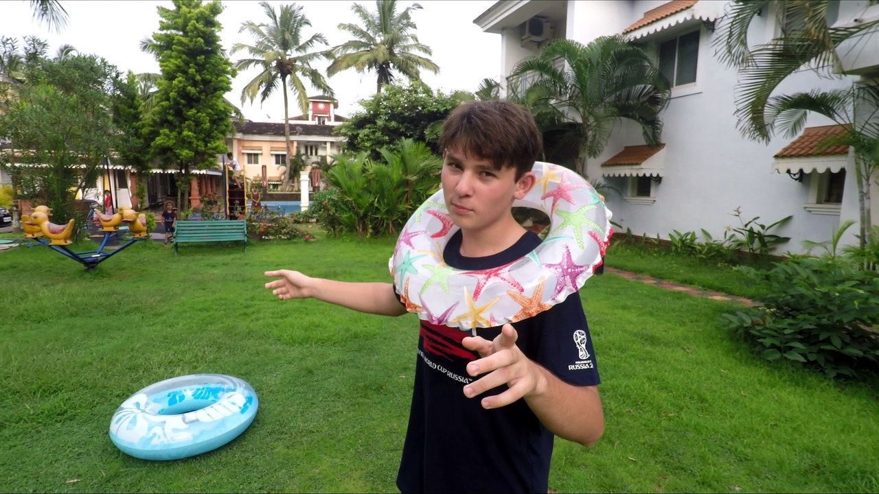 НОЧЬ В БАССЕЙНЕ!!  (24 часа челлендж)