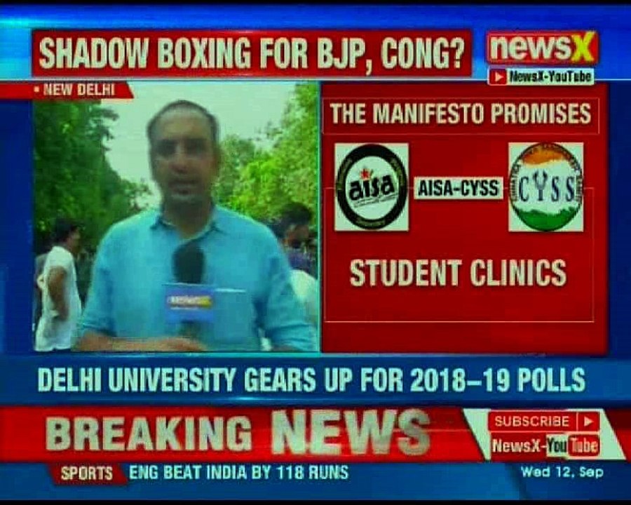 Battle for Delhi University begins