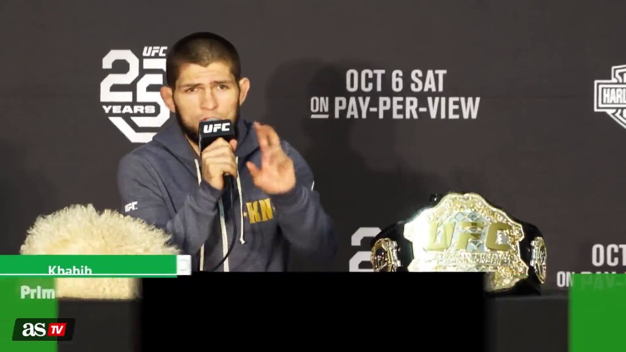 UFC 229 Khabib vs McGregor | el ruso pide perdón