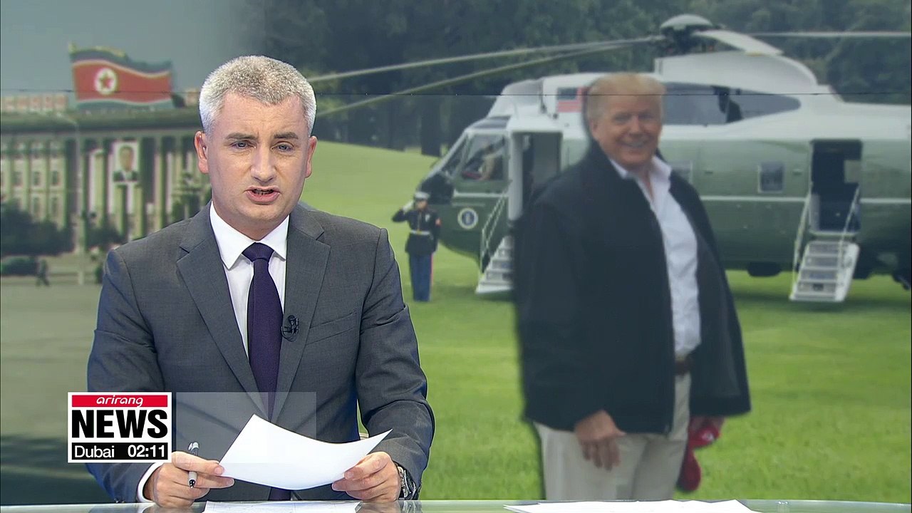 Trump says North Korea coming along very well