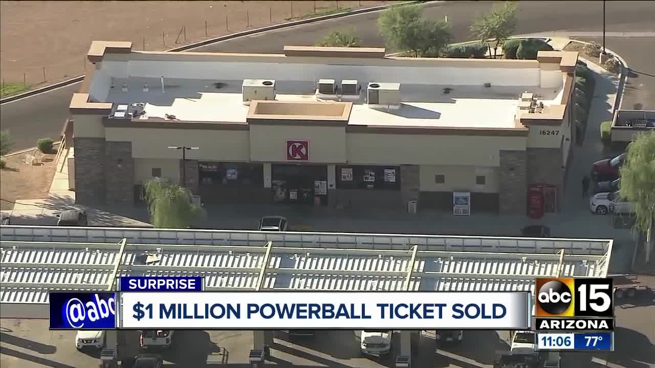 $1 Million Powerball Ticket Sold in Surprise