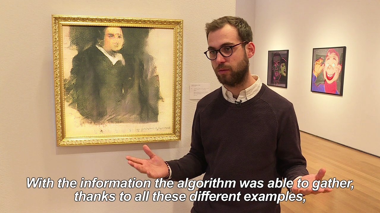 Is it art? Portrait created by algorithm on sale at Christie's