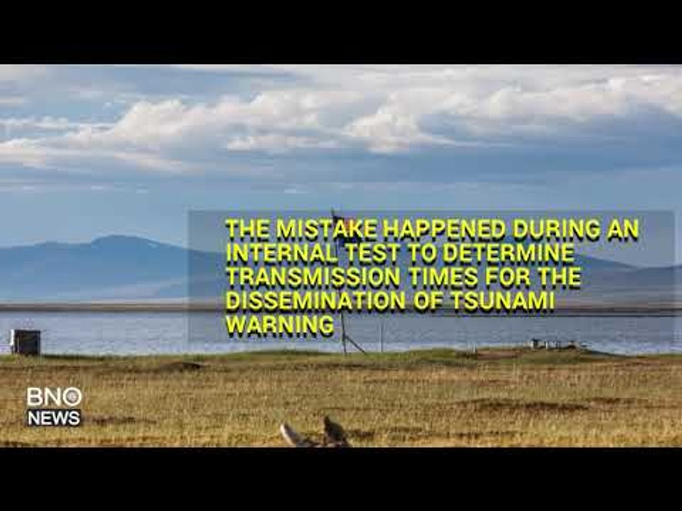 Tsunami Warning Accidentally Broadcast in Alaska