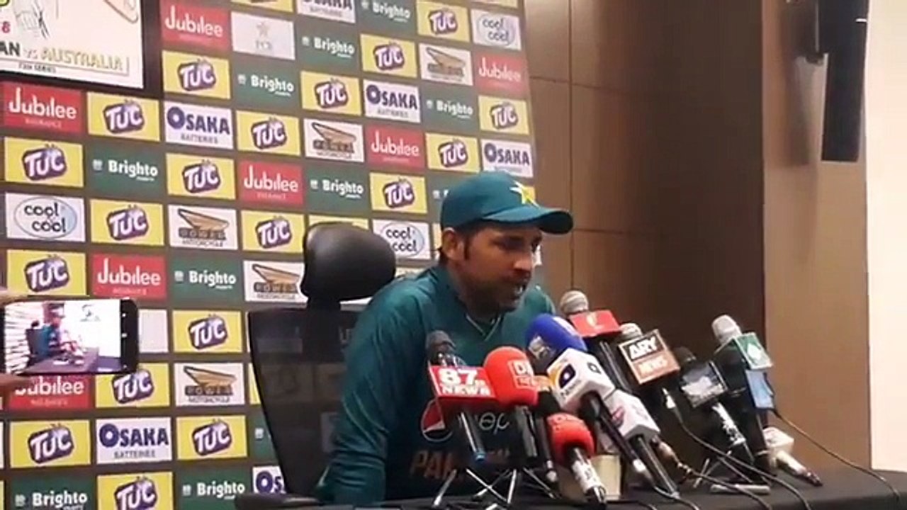 Sarfraz Ahmed Post-Match Press Conference