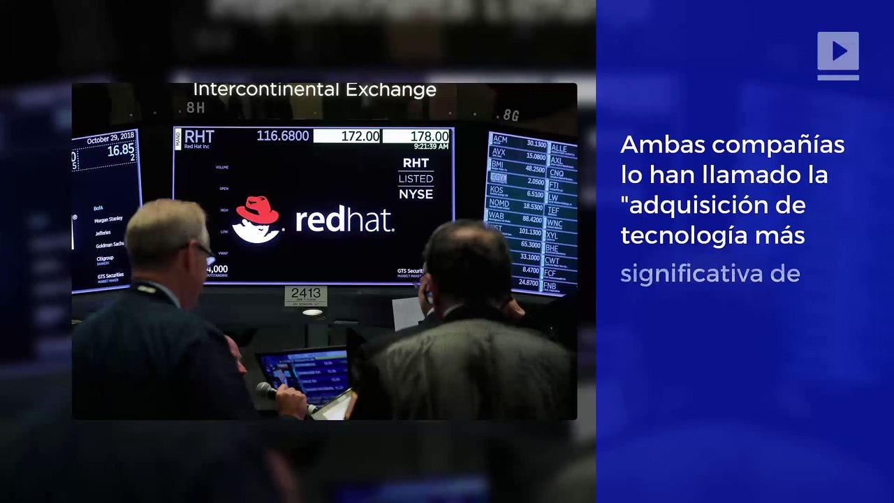 IBM compra la compañía de software Red Hat por $34 mil millones